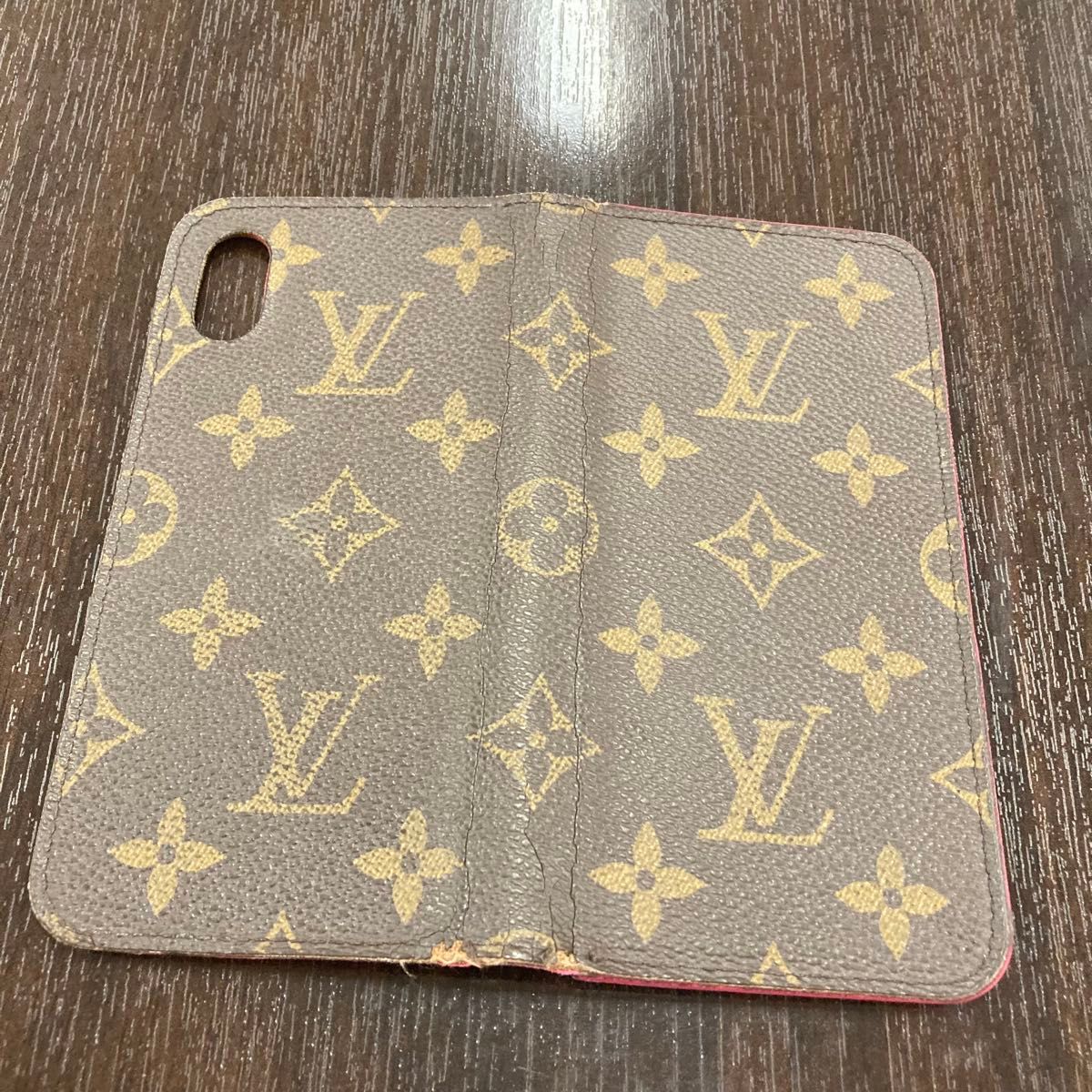 LOUIS VUITTON ルイヴィトン モノグラム 小物 フォリオ スマホケース 携帯ケース iPhoneケース レディース