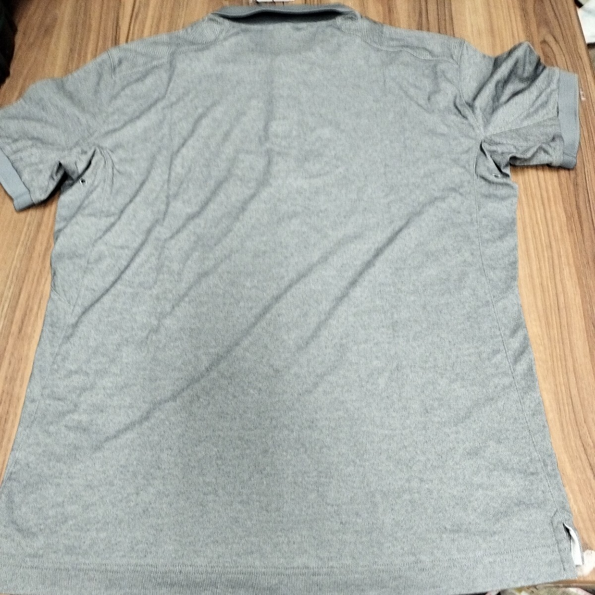  new goods J.LINDEBERG J Lindberg size US M Japan L polo-shirt with short sleeves unused popular gray regular price 14300 jpy 