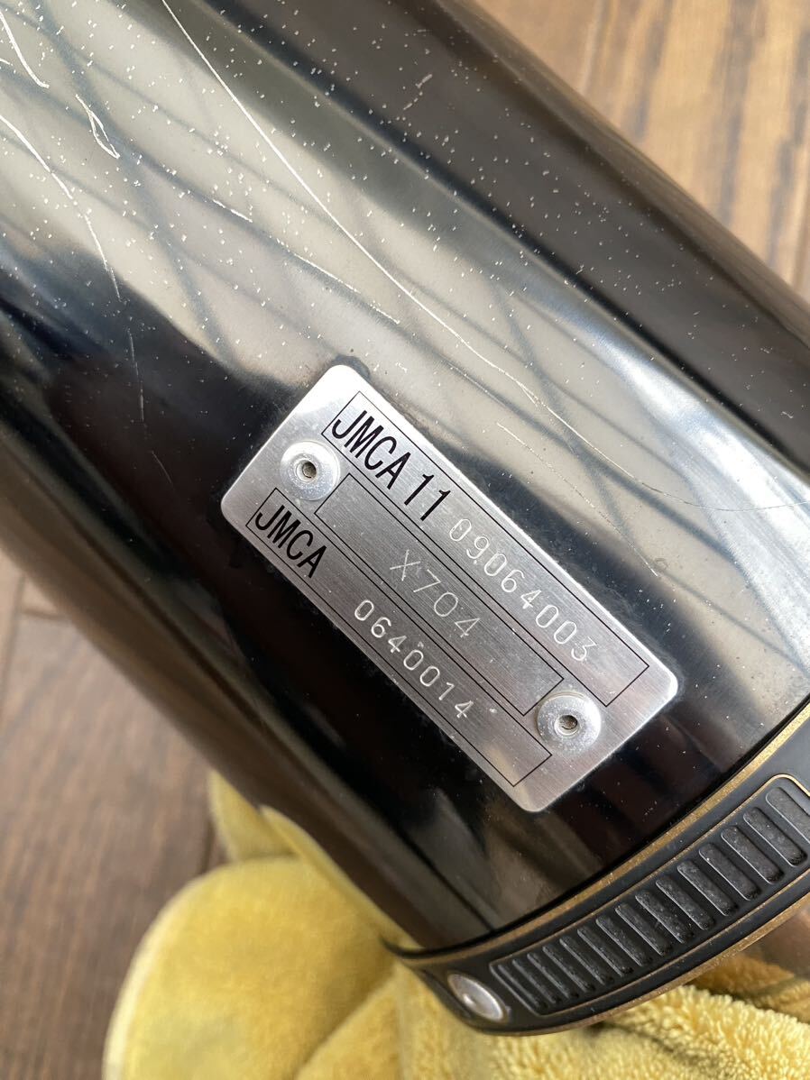 ノジマ DLC チタン ブラックコート 右側 60.5mm マフラー サイレンサー オーバルの画像7