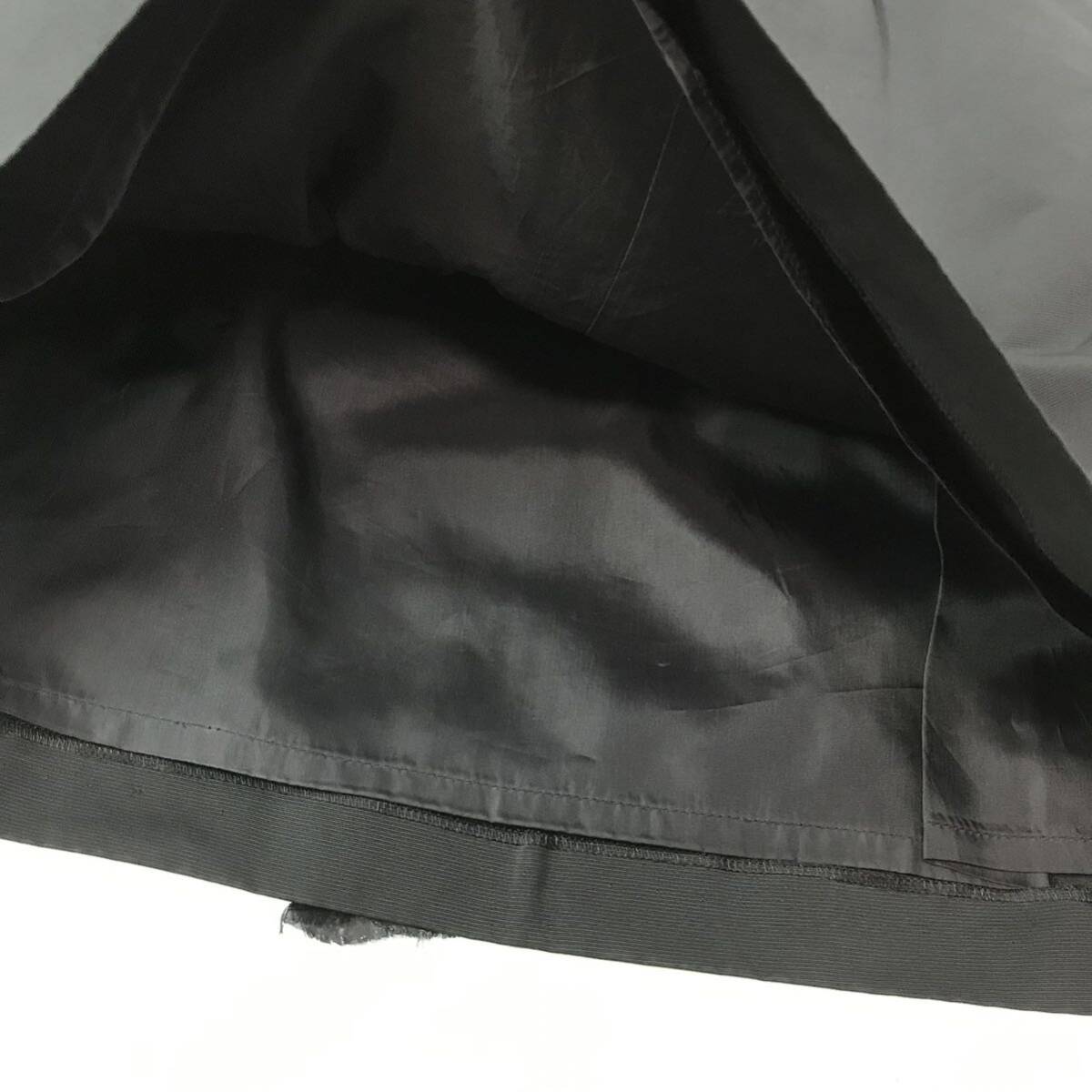 j245 MOSCHINO モスキーノ ノースリーブ ワンピース コサージュ ドレス 黒 ブラック 38 イタリア製 フォーマル 正規品_画像8