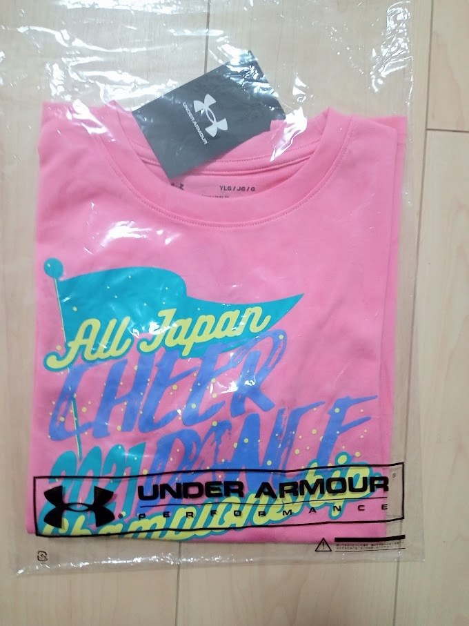 2021　All Japan CHEER DANCE Tシャツ　サイズYLG（145～155）アンダーアーマー_画像5