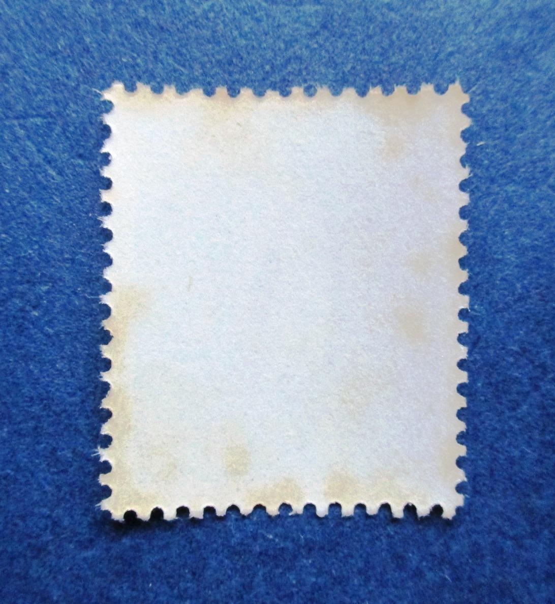 沖縄切手・琉球切手　第1次動植物シリーズ　ツノダシ　3￠切手。　BB17　ほぼ美品ですが、肉眼で微かに見えるシミがあります。画像参照_画像4