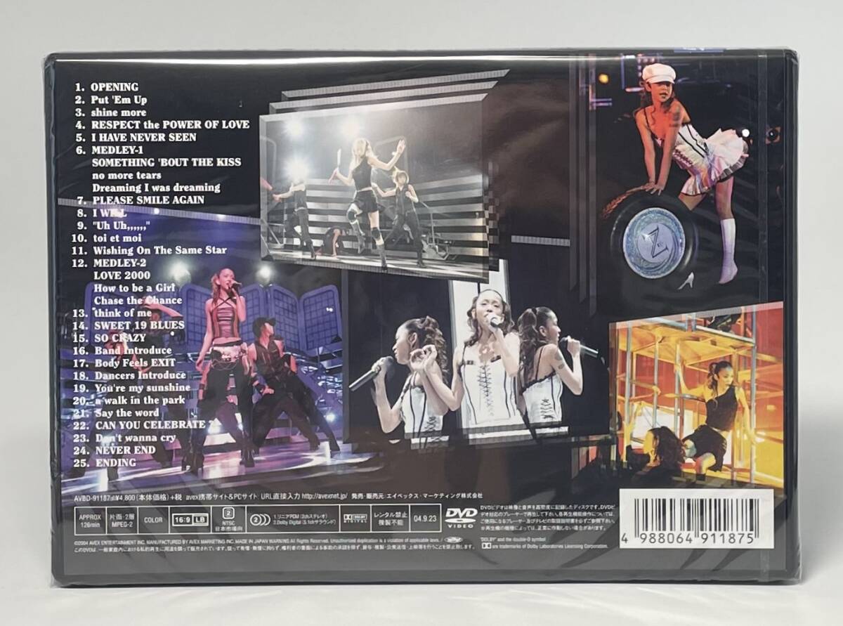 【未開封】namie amuro SO CRAZY tour featuring BEST singles 2003-2004 安室奈美恵 DVD_画像2