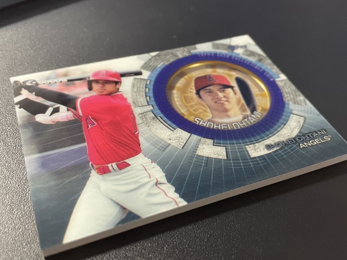 大谷翔平 2020 Topps Commemorative Coin Medallion Card Shohei Ohtani ドジャース MLBカード メダリオンコインの画像3