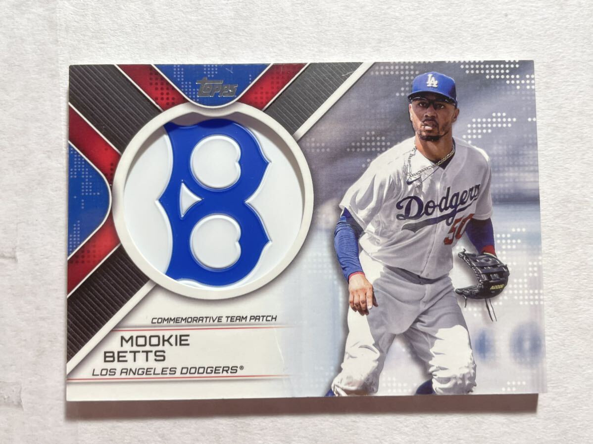 Mookie Betts 2023 Topps Relic Commemorative Dodgers ドジャース ムーキーベッツ MLBカードの画像1