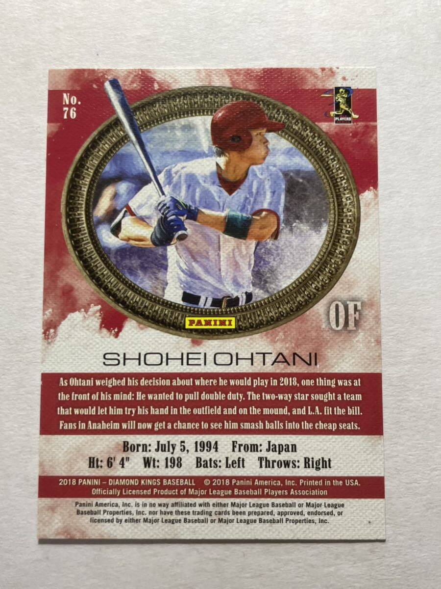 大谷翔平 2018 Diamond Kings ルーキーカード Shohei Ohtani Rookie Card MLBカード_画像2