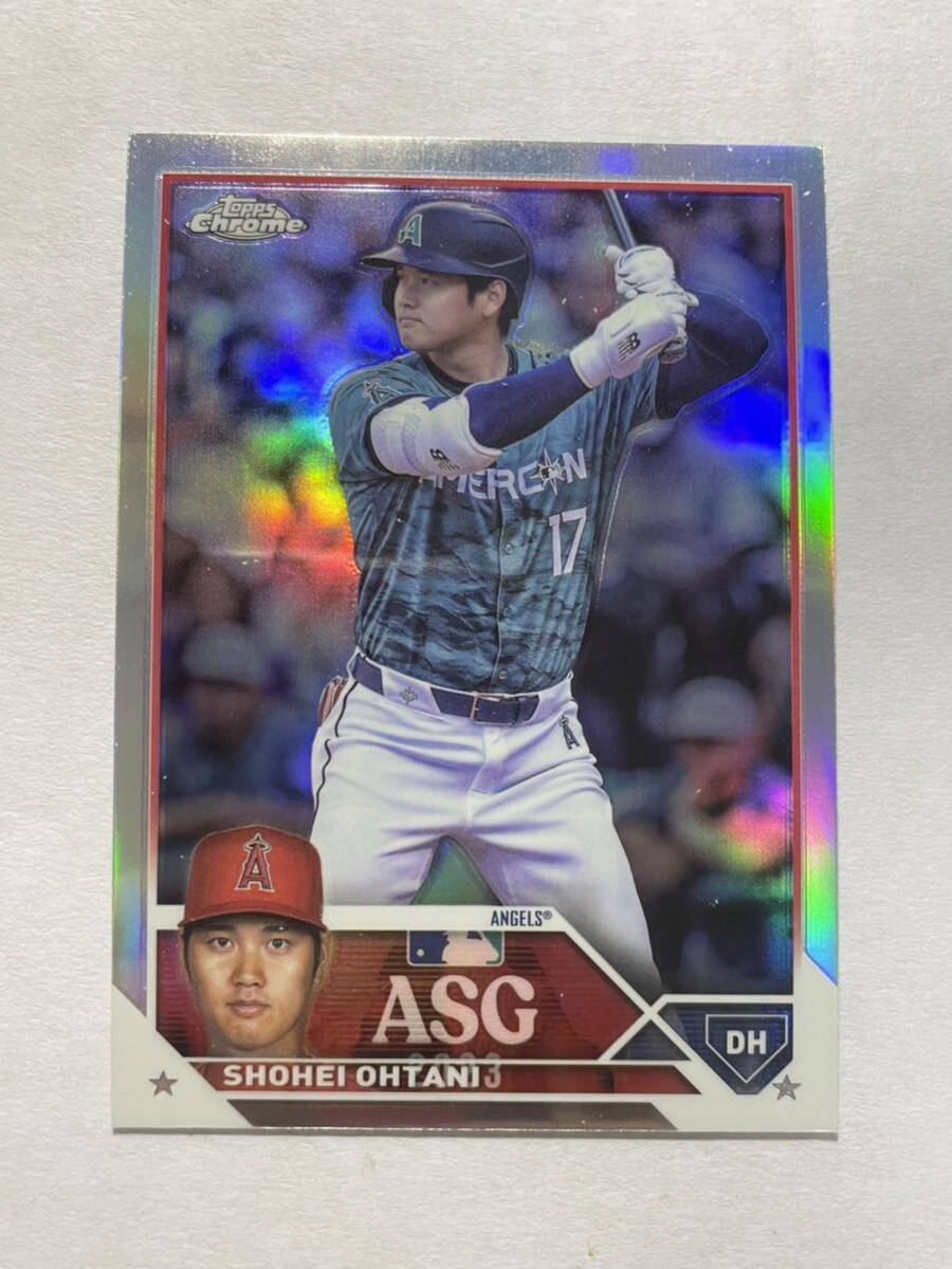 大谷翔平 2023 Topps Chrome ASG ALL STAR Refractor リフラクター Shohei Ohtani MLBカード ドジャース オールスター_画像1