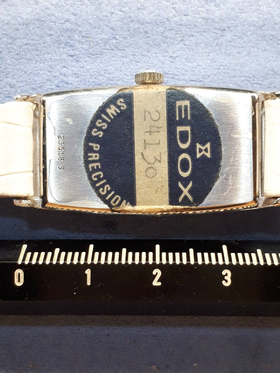 EDOX エドックス　レディースサイズ　手巻きウオッチ　デットストック級ヴィンテージ　ジャンク扱い稼働品