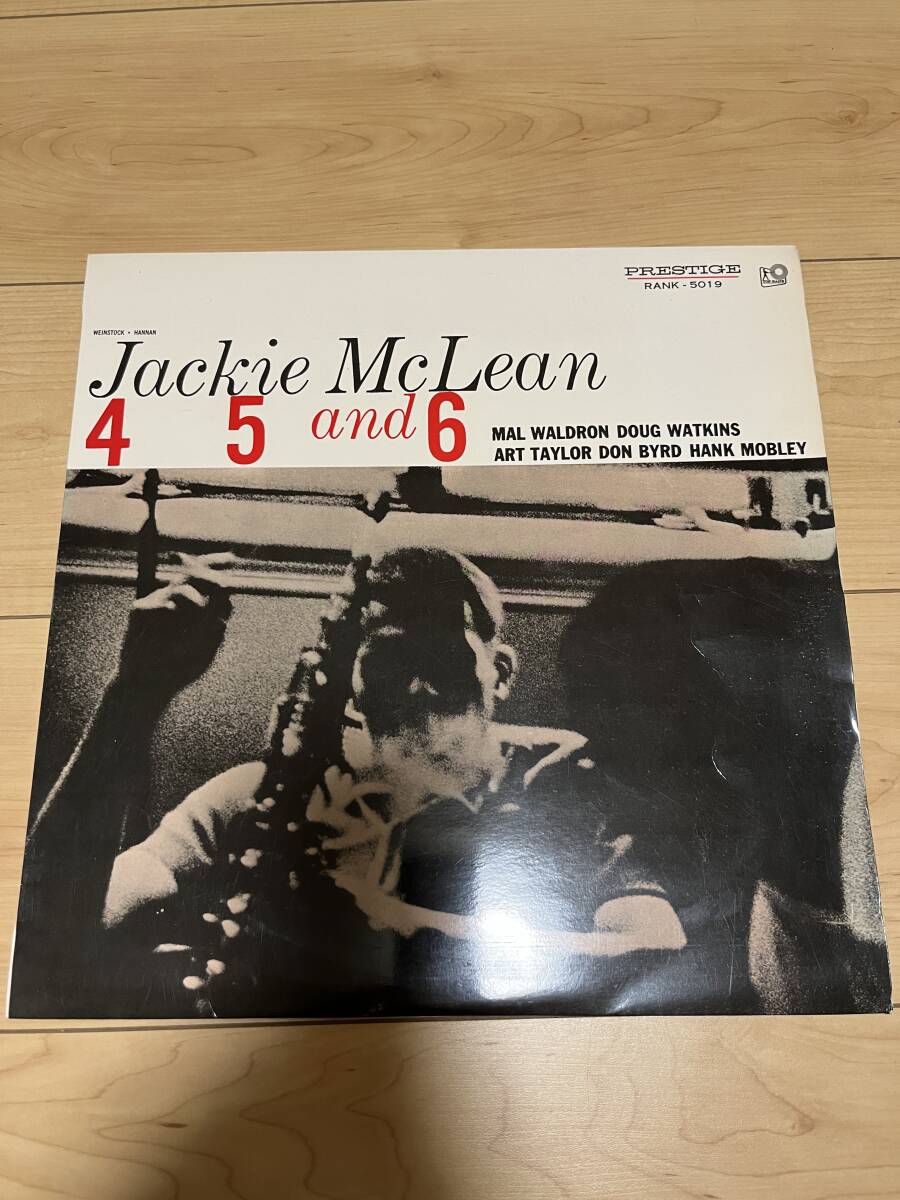 LP/JAZZ 国内盤 ペラジャケ RANKー5019/ ジャッキー・マクリーンの芸術 JACKIE MCLEAN / 4、5、AND 6の画像1