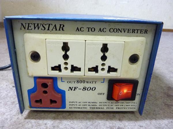 ◆NEWSTAR/AC-ACコンバーター NF-800 AC100V→単相200V 800W◆の画像2