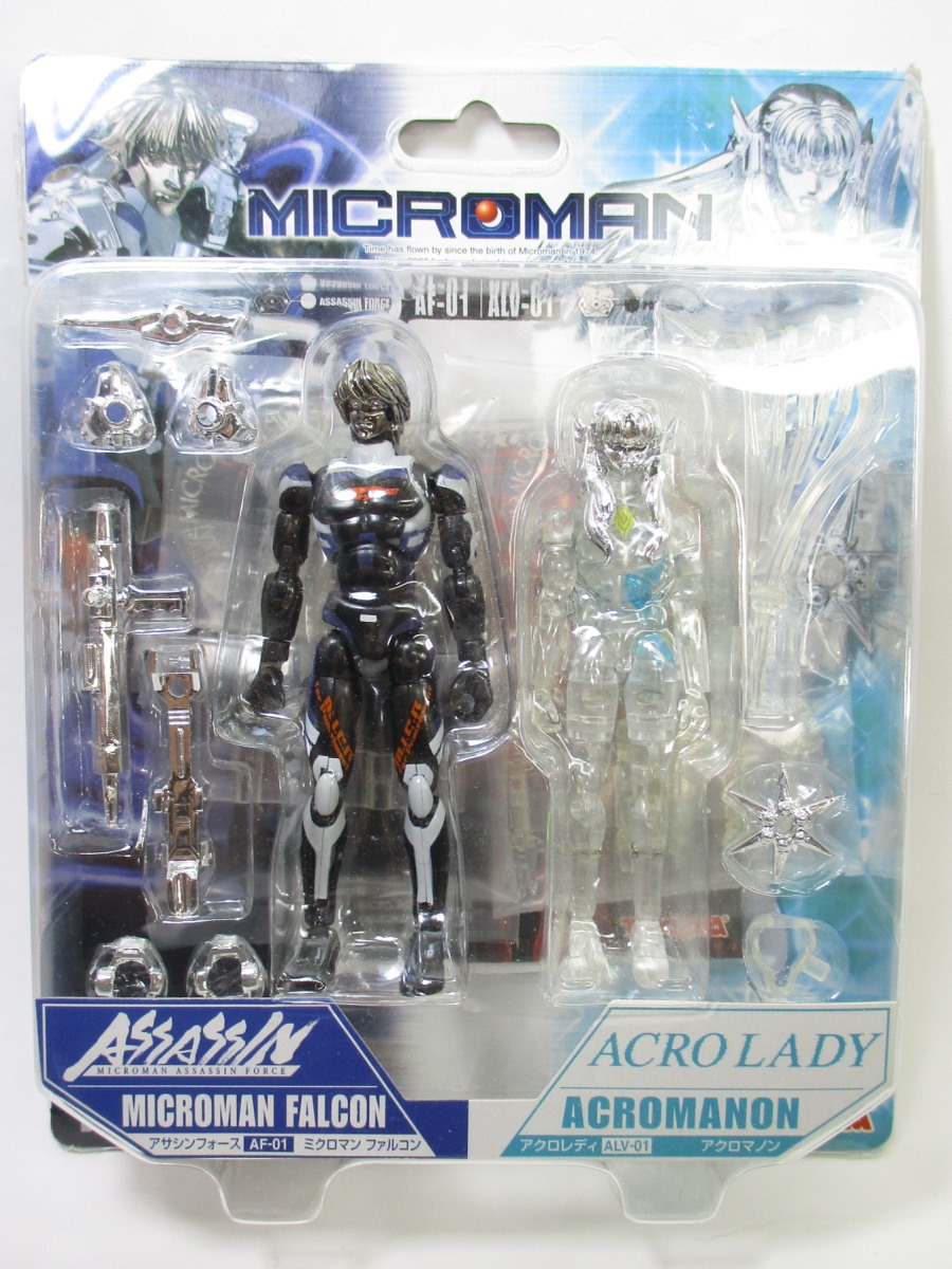 ★TAKARA★タカラ★MICROMAN★ミクロマン ファルコン & アクロマノン★未開封★[アサシンフォース・アクロレディ・マテリアルフォース]★_画像1