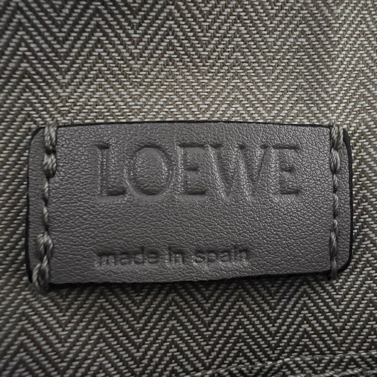 人気 美品 Loewe ロエベ パズルスモールトートバッグ レディース パールグレー PUZZLE EDGE SMALL BAG 21AWショルダーバッグの画像7