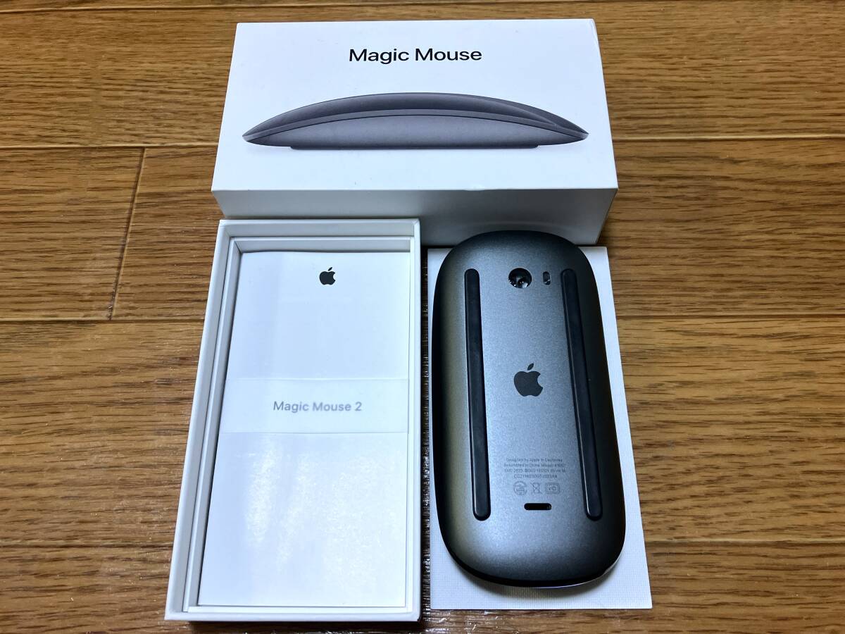 Apple Magic Mouse 2 SPACE GRAY Multi-Touch対応 アップル マジック マウス2 スペースグレイの画像4