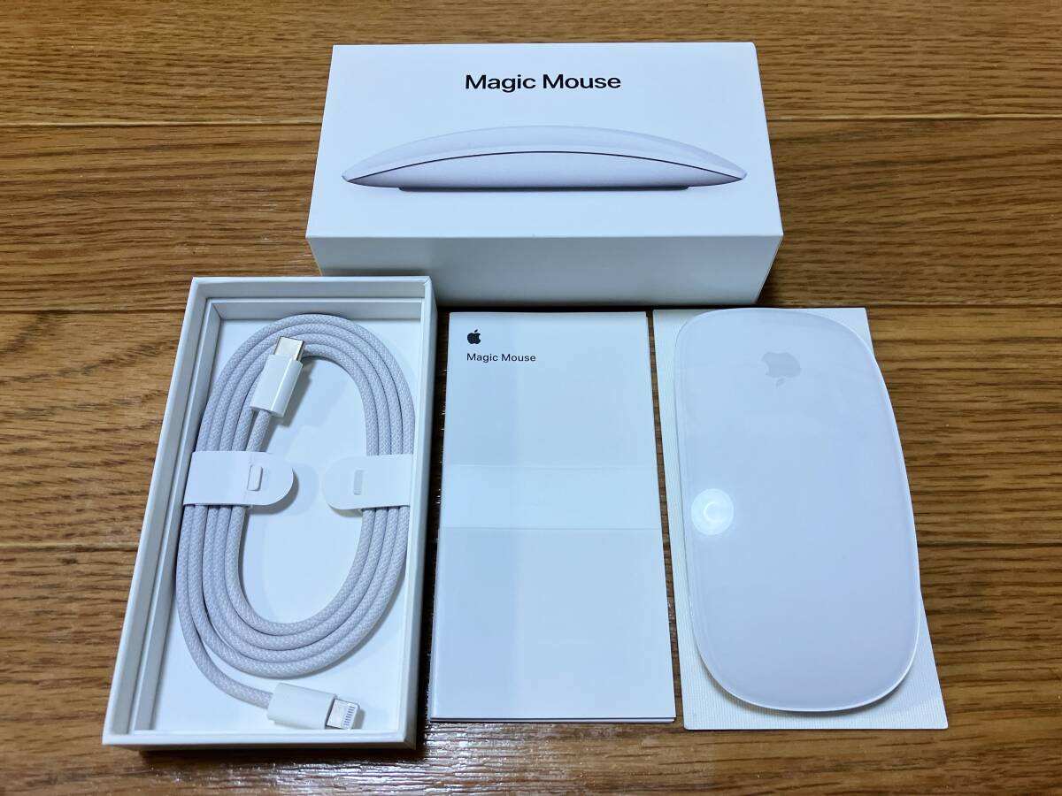 最新モデル Apple Magic Mouse 3 MK2E3J/A Multi-Touch対応 付属品有り アップル マジックマウス 2 3の画像3