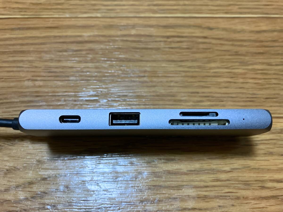 Apple限定 Satechi USB-C Multiport PRO Adapter 4K HDMI SD/MICRO SDカードリーダー USB-C PD USB-A MacBook Pro Air iPad Pro M1 M2 M M3_画像5