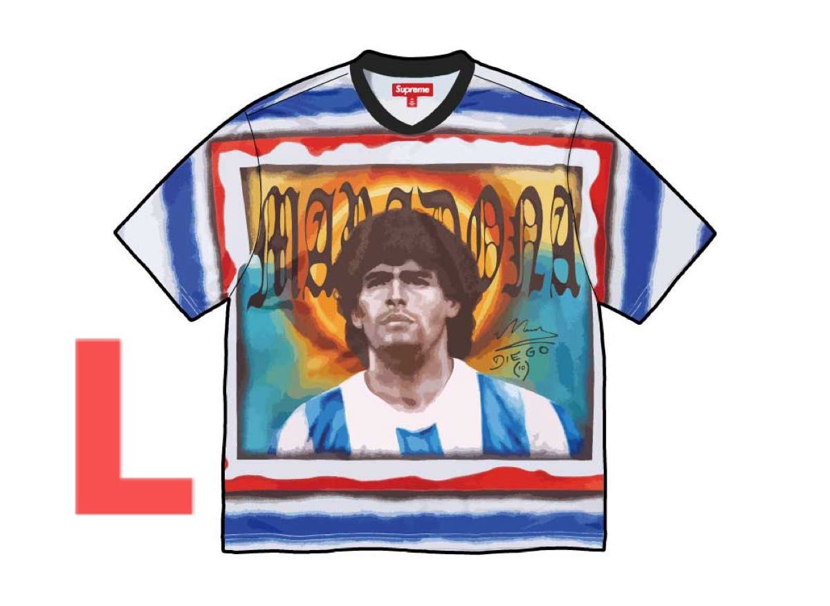 Supreme Maradona Soccer Jersey "Multicolor"