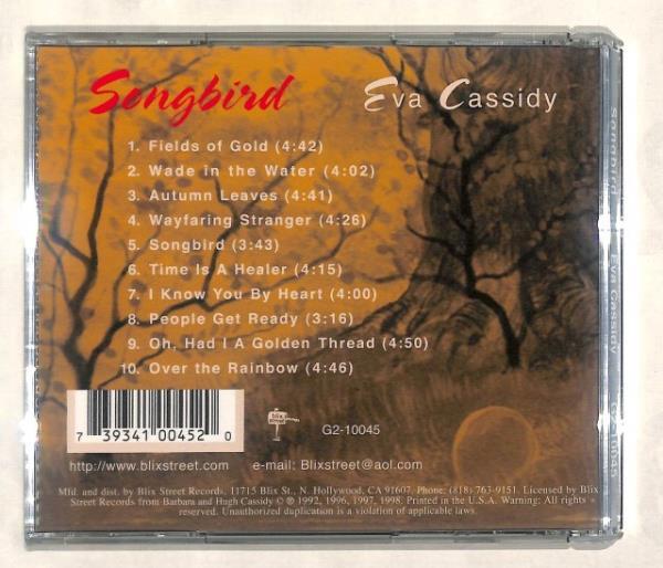 ★CD UK盤 Eva Cassidy エヴァ キャシディ Songbird 98年盤★N0123 G2-10045 ソングバード カバー People Get Ready Over The Rainbow_画像3