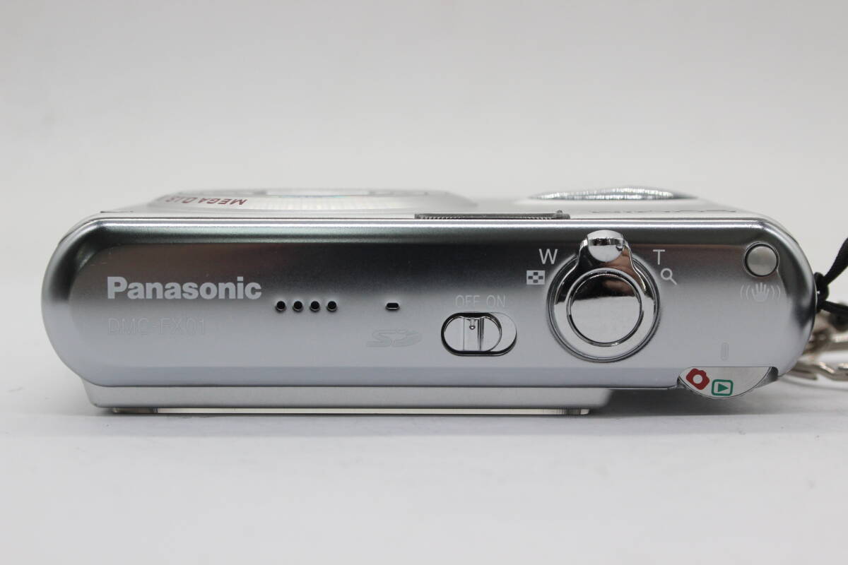 【返品保証】 【元箱付き】パナソニック Panasonic LUMIX DMC-FX01 バッテリー チャージャー付き コンパクトデジタルカメラ s9124_画像6
