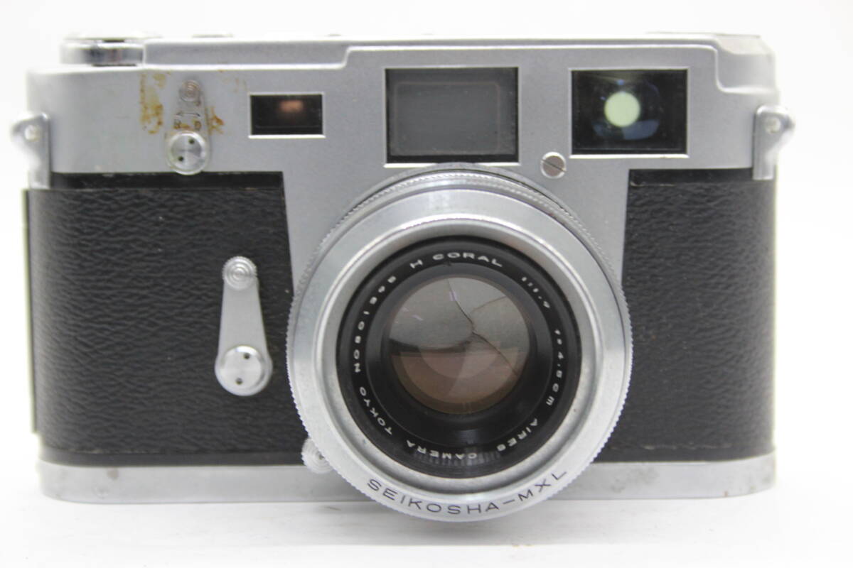 [ returned goods guarantee ] Aires 35 III C H CORAL 4.5cm F1.9 range finder camera s9200