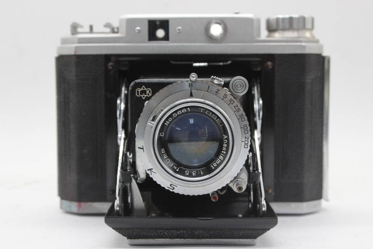 【訳あり品】 Frank six MODEL IV TOSEI Anastigmat 80mm F3.5 ケース付き 蛇腹カメラ s9497_画像2