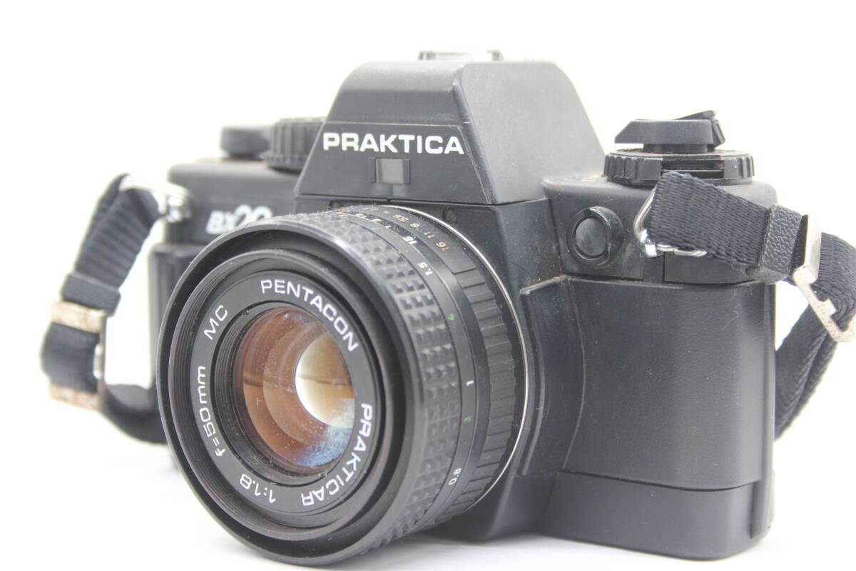 【訳あり品】 PRAKTICA BX20 ブラック PENTACON PRAKTICAR MC 50mm F1.8 ボディレンズセット s9525