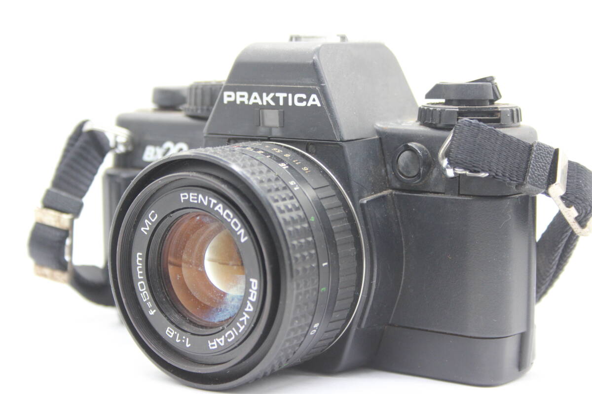 【訳あり品】 PRAKTICA BX20 ブラック PENTACON PRAKTICAR MC 50mm F1.8 ボディレンズセット s9525_画像1