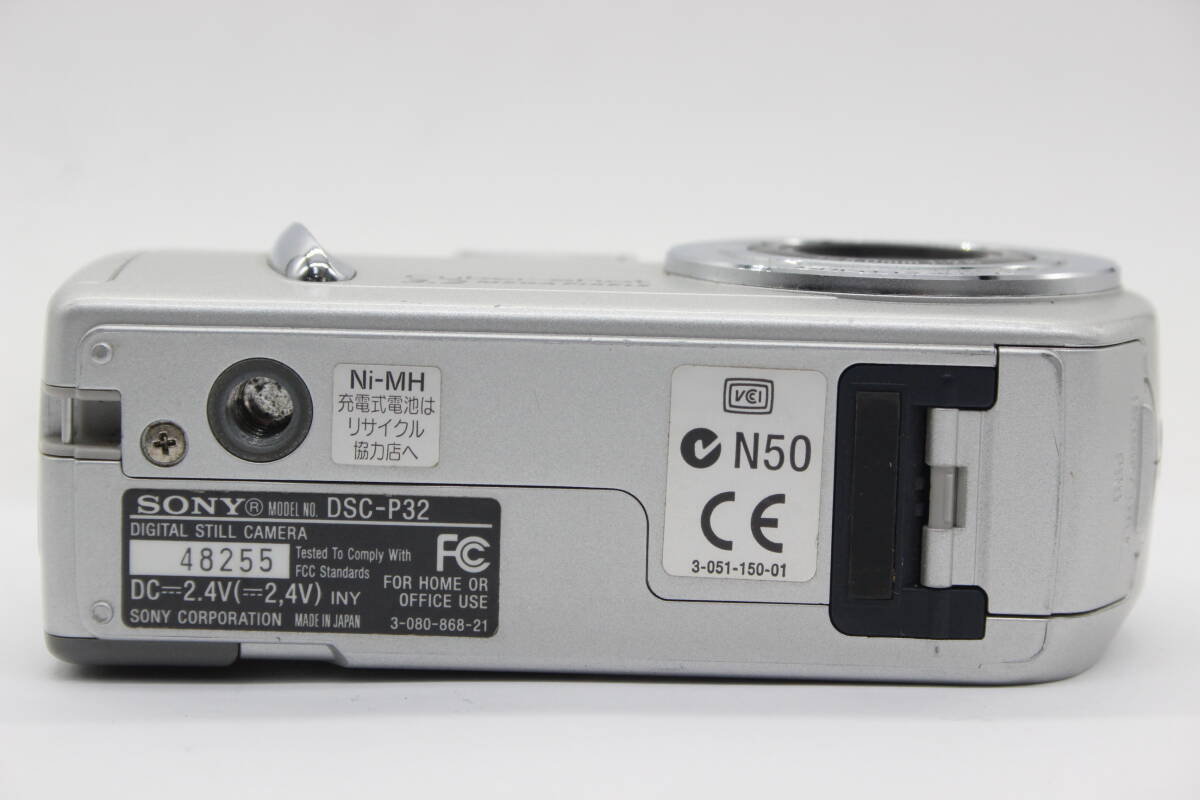 【返品保証】 【便利な単三電池で使用可】ソニー SONY Cyber-shot DSC-P32 コンパクトデジタルカメラ s9590_画像7