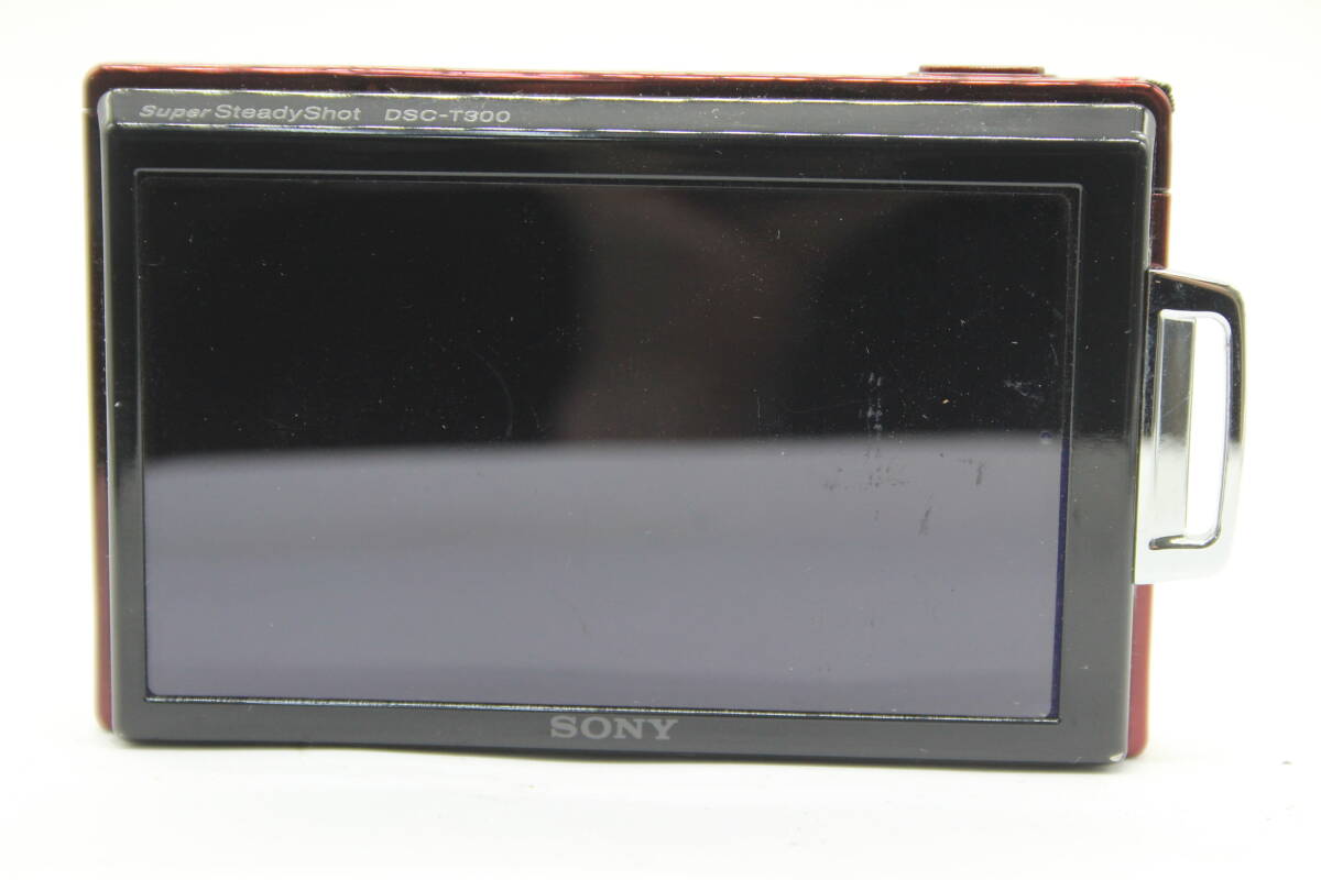 【返品保証】 ソニー SONY Cyber-shot DSC-T300 レッド 5x コンパクトデジタルカメラ s9915_画像4