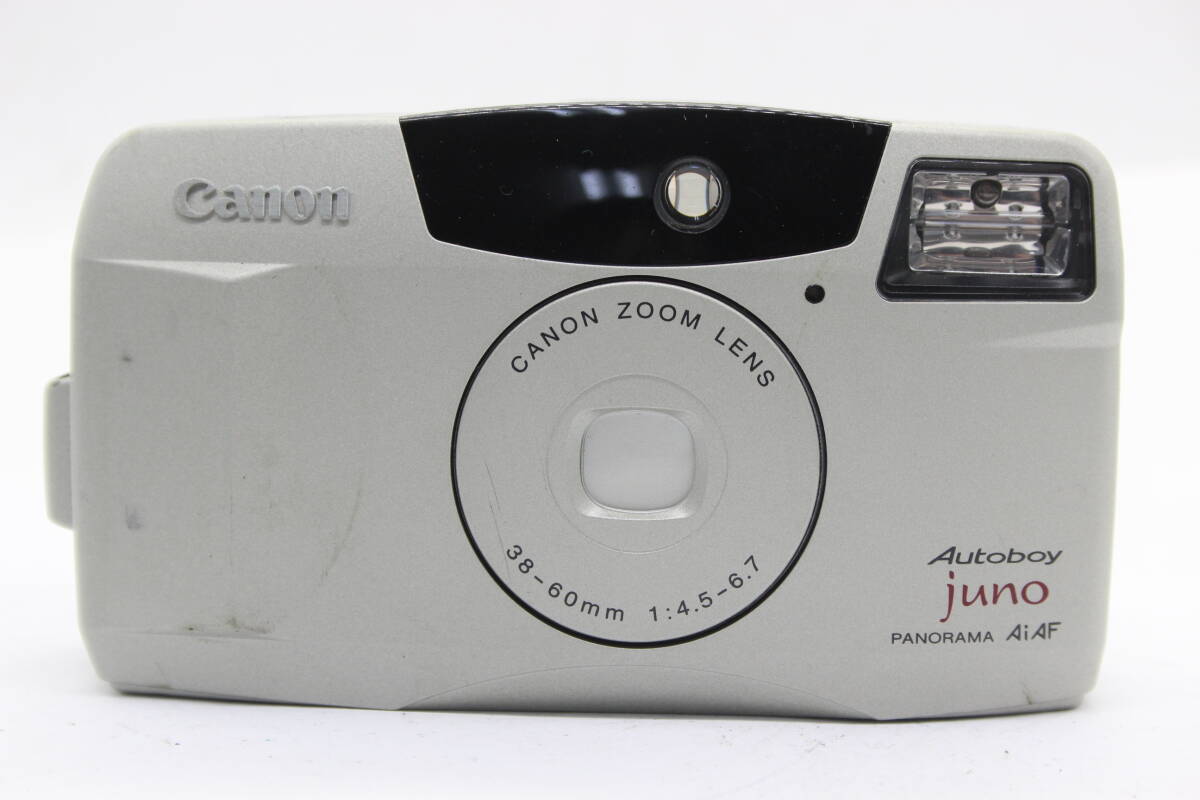 【返品保証】 キャノン Canon Autoboy juno Panorama AiAF 38-60mm F4.5-6.7 コンパクトカメラ s9973_画像2