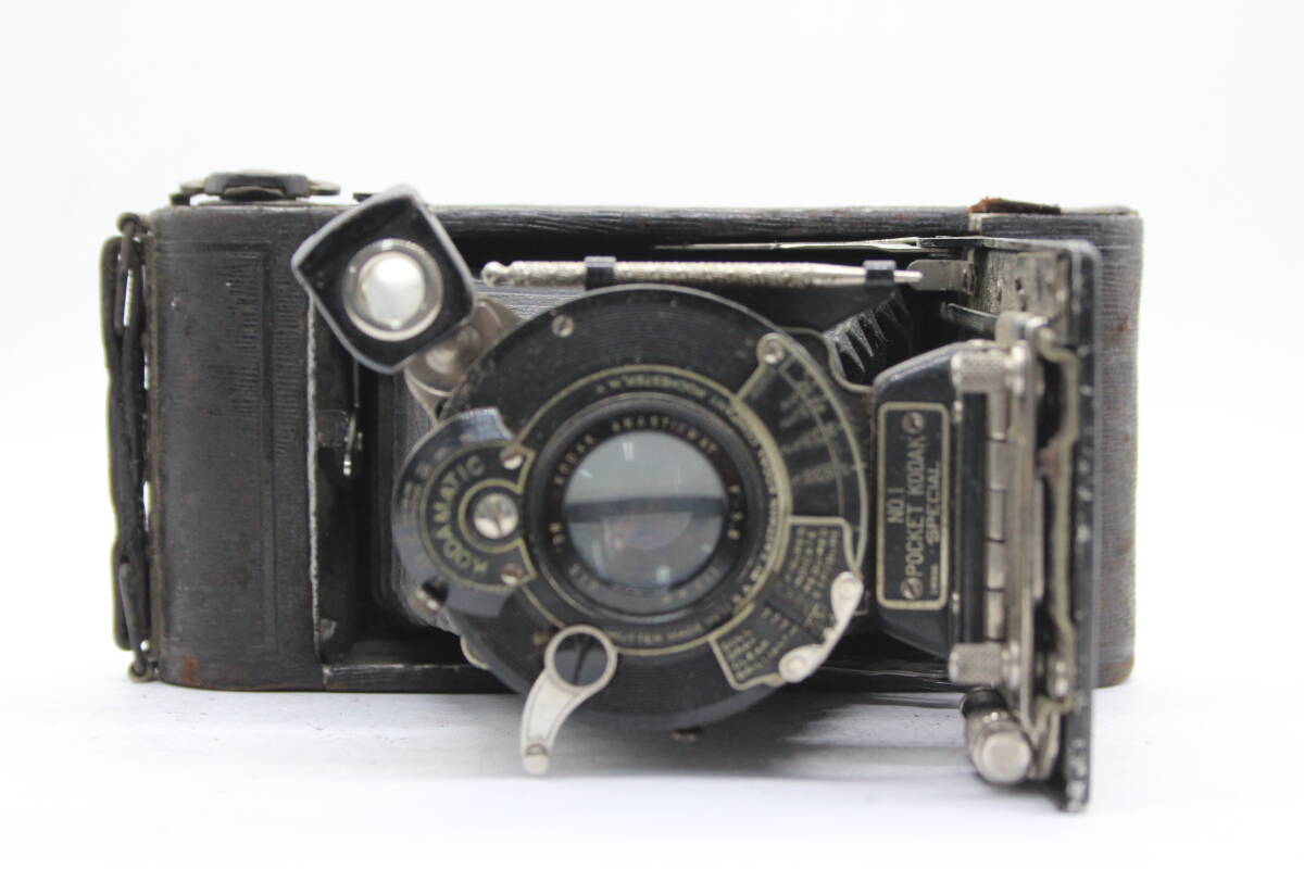 【訳あり品】 コダック Kodak No.1 Pocket Kodak Special 112mm F5.6 蛇腹カメラ v11_画像3