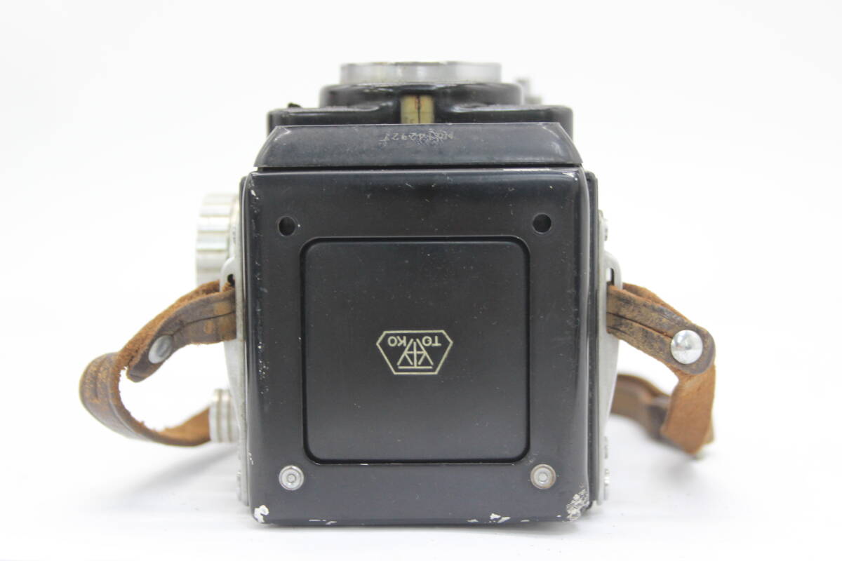 【訳あり品】 PRIMOFLEX Topcor 7.5cm F3.5 二眼カメラ v175の画像7
