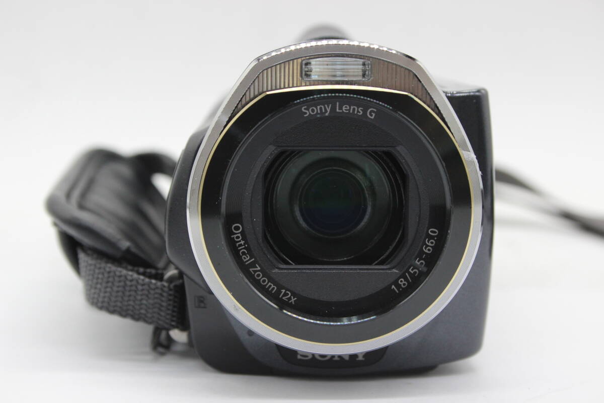 【返品保証】 【録画再生確認済み】ソニー Sony HANDYCAM HDR-CX520 ブラック 12x バッテリー付き ビデオカメラ v225_画像2