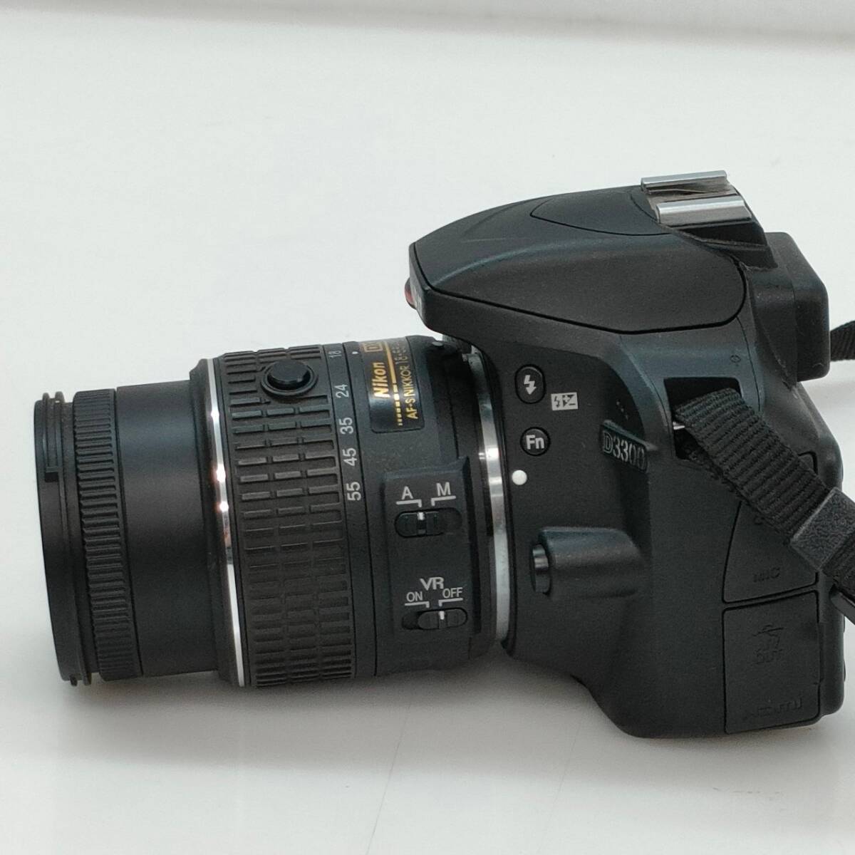 No.5167★1円～【Nikon】Nikon ニコン デジタル一眼レフカメラ D3300 18-55 DX VR ブラック デジカメ ジャンク品 の画像5