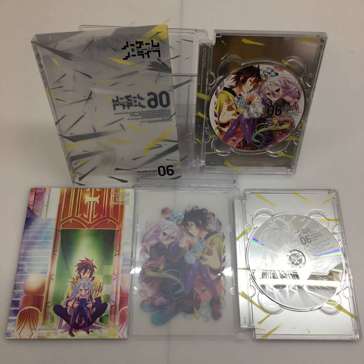 No.5203 ★1円～ 【DVD BOX】 ノーゲーム ノーライフ NO GAME NO LIFE 初回生産限定版 全6巻セット 中古品の画像9