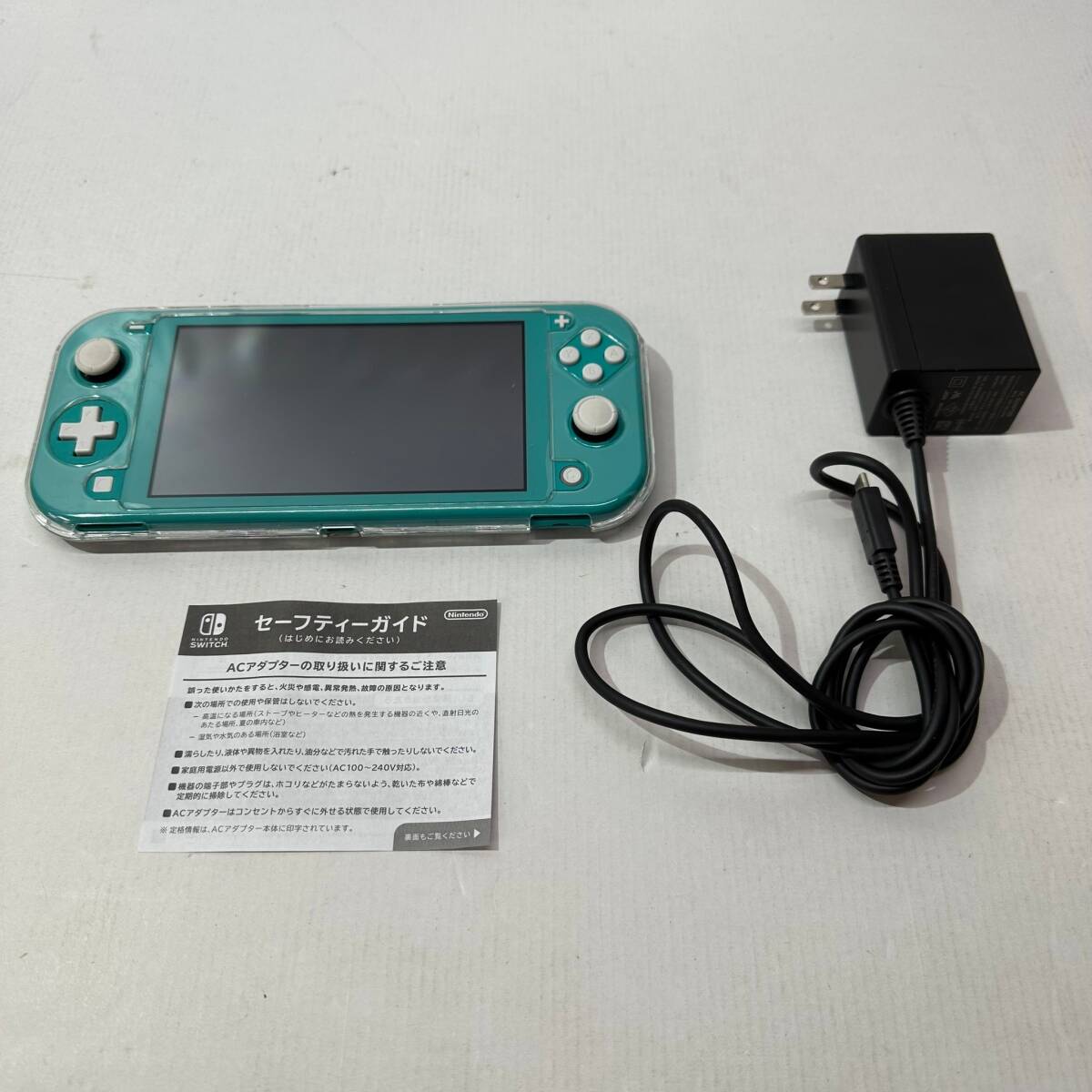 No.4552 ★1円～【Nintendo Switch】スイッチライト ターコイズ 動作確認済 中古品の画像4