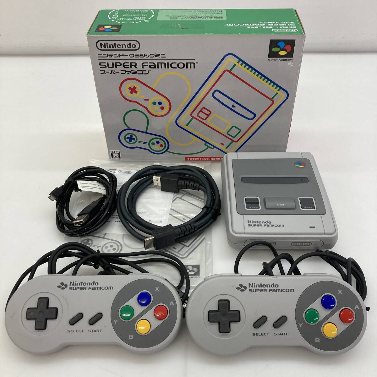 No.5217 ★1円～ 【ゲーム機】 Nintendo ニンテンドークラシックミニ スーパーファミコン SUPER Famicom 中古品の画像1