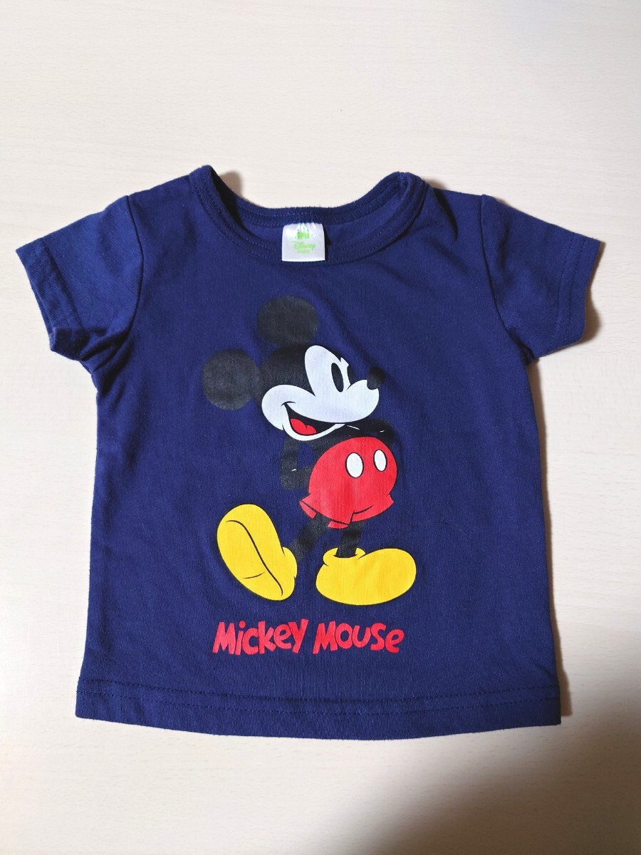 半袖Tシャツ 半袖トップス 70サイズ 2枚セット 美品 男の子 ベビー服 ディズニー ミッキー Disney_画像3
