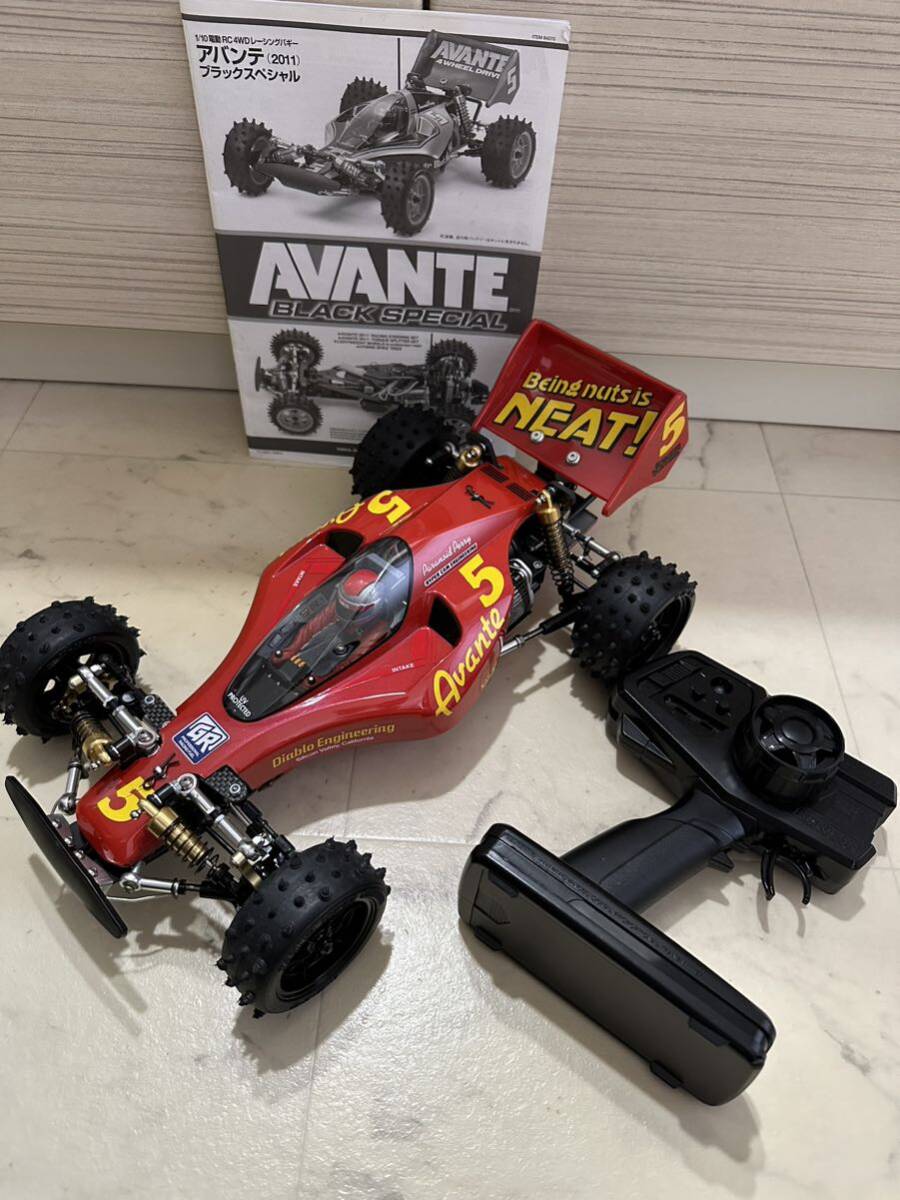 TAMIYA 1/10RC アバンテ 2011 ブラックスペシャル組み立て品 TAMIYA 1/10RC アバンテ 2011 ブラックスペシャル組み立て品