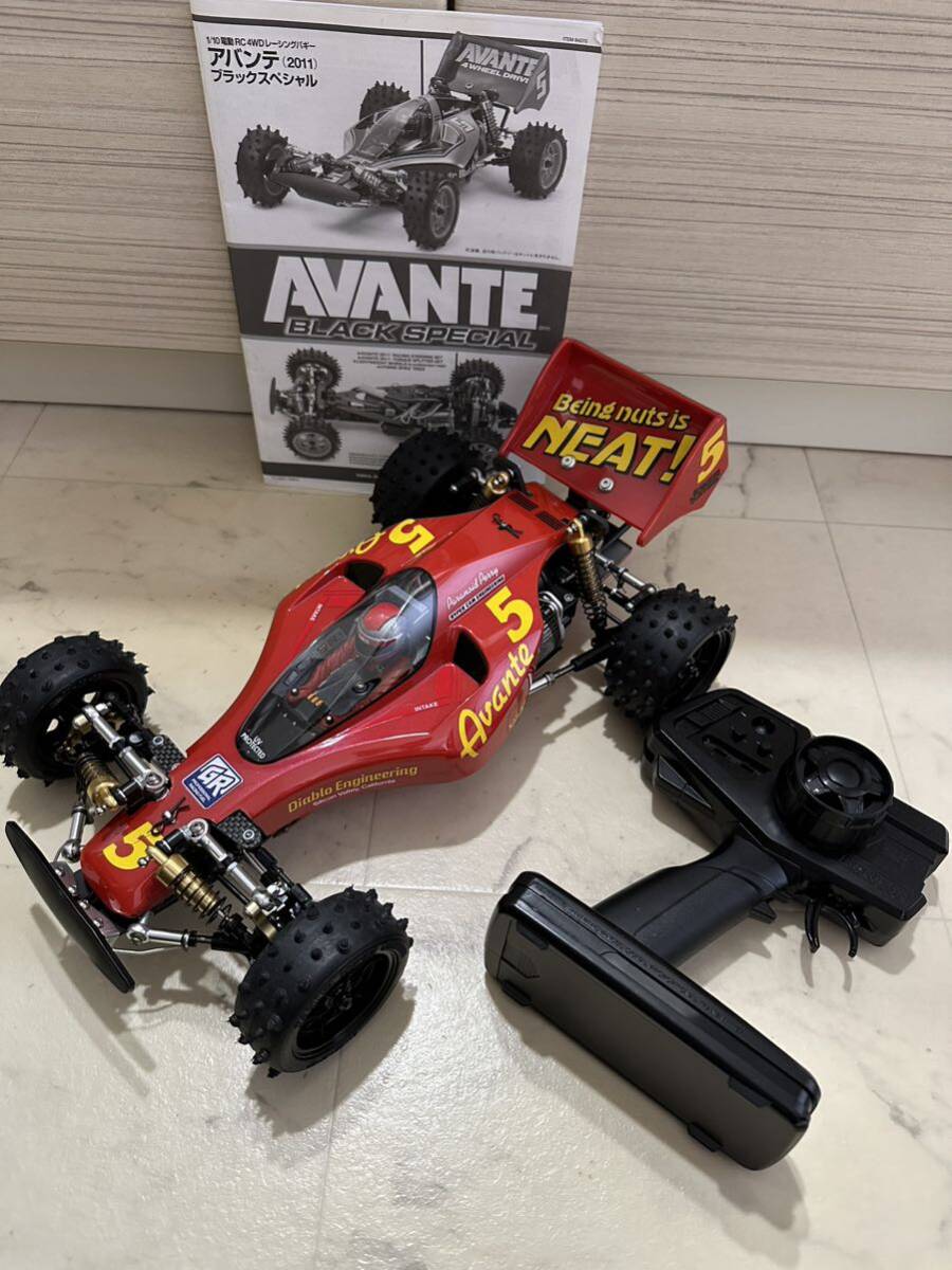 TAMIYA 1/10RC アバンテ 2011 ブラックスペシャル組み立て品