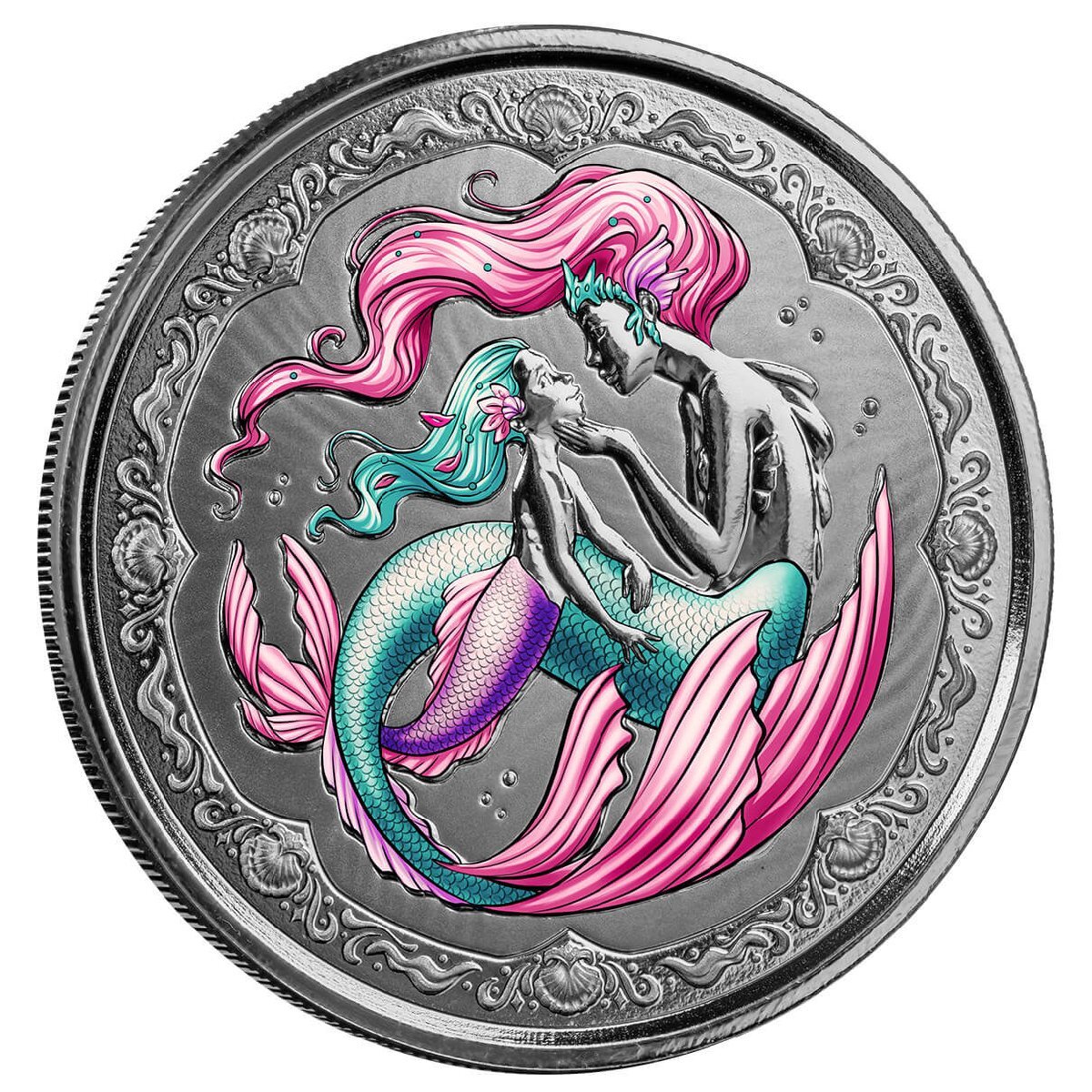 [ written guarantee * case attaching ] 2023 year ( new goods )sa moa [ Pacific mermaid * person fish *...] original silver 1 on scalar silver coin 