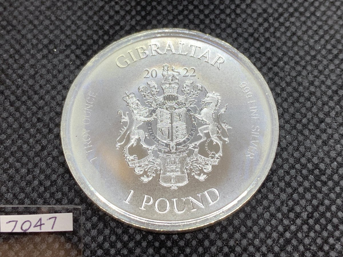 31.1グラム 2022年 (新品) ジブラルタル「正義の女神」純銀 1オンス 銀貨の画像2