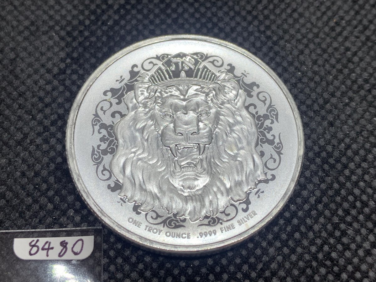31.1 グラム 2021年 (新品) ニウエ「とどろく・ユダのライオン」純銀 1 オンス 銀貨の画像1