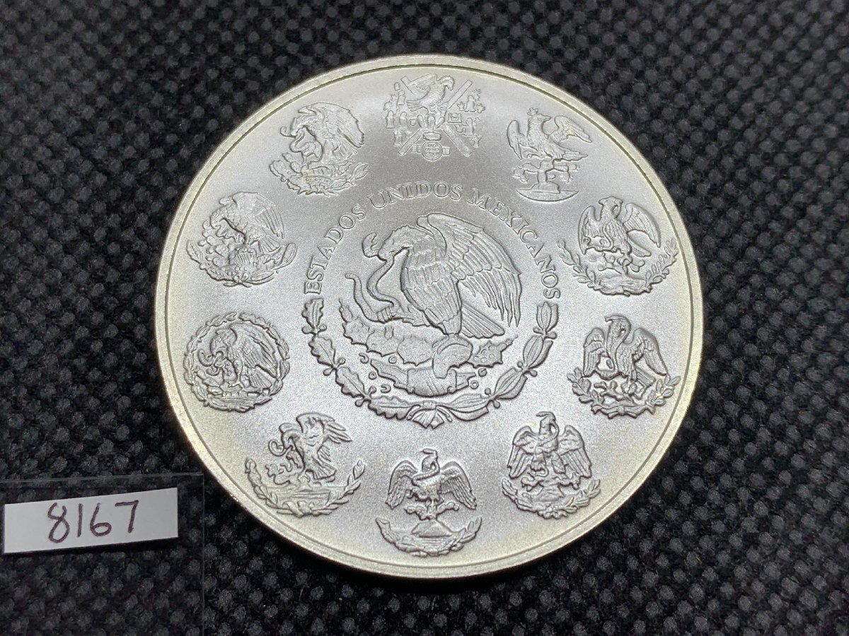31.1グラム 2021年 (新品) メキシコ 「リベルタッド」純銀 1オンス 銀貨の画像2