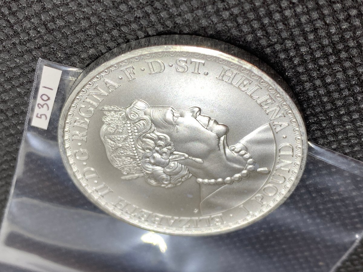 31.1グラム 2022年 (新品) セントヘレナ「ウナとライオン」純銀 1オンス 銀貨の画像4