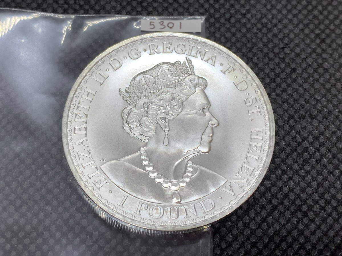 31.1グラム 2022年 (新品) セントヘレナ「ウナとライオン」純銀 1オンス 銀貨の画像2