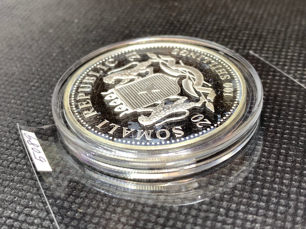 31.1 грамм [ Africa wild жизнь * слон ] оригинальный серебряный 1 унция серебряная монета 
