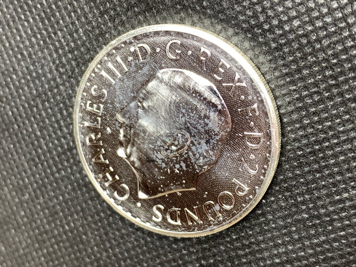 31.1グラム 2024年 (新品) イギリス「ブリタニア」純銀 1オンス 銀貨 (チャールズ3世)の画像4