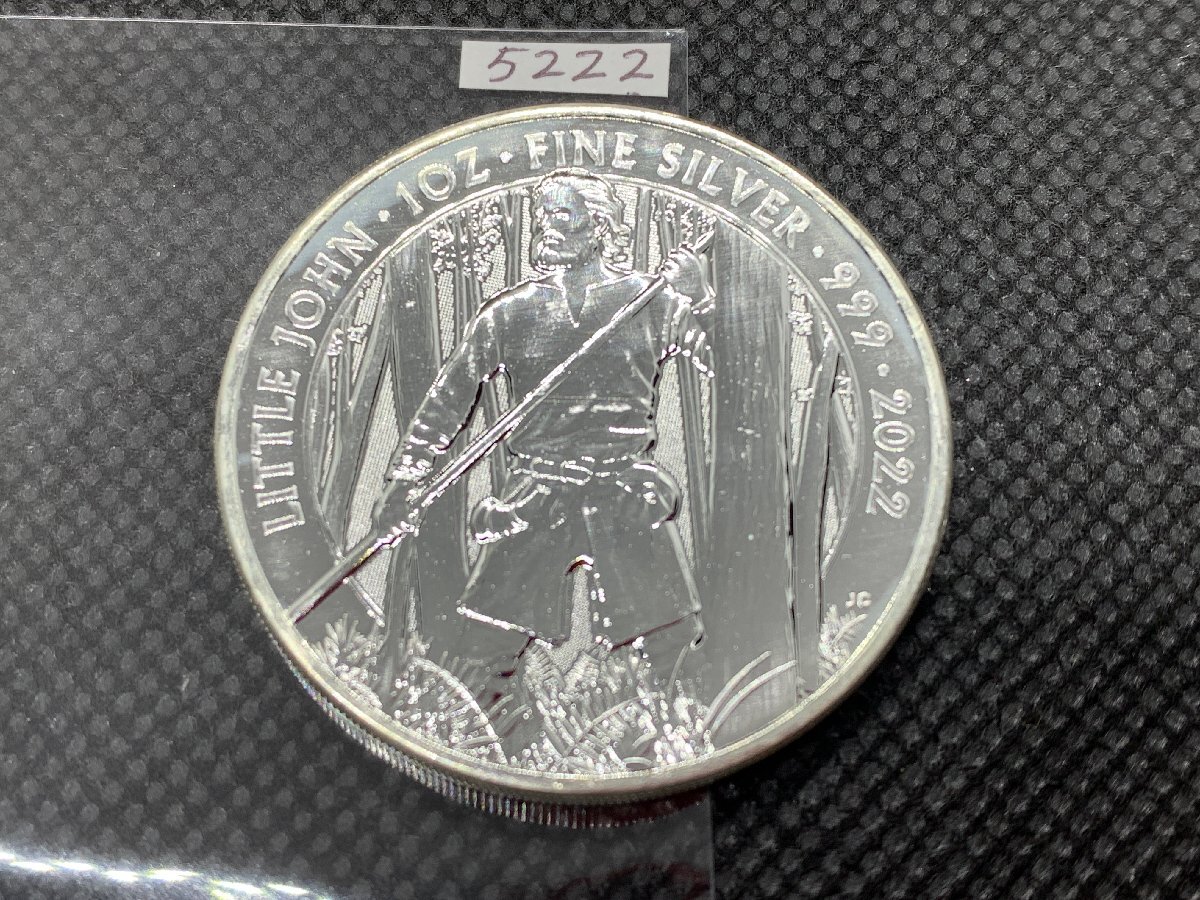 31.1 грамм 2022 год ( новый товар ) Англия [ миф . легенда * little John ] оригинальный серебряный 1 унция серебряная монета 