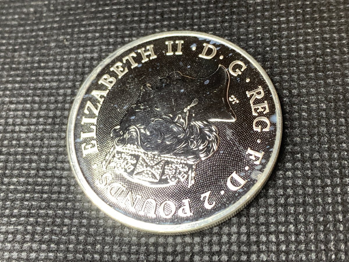 31.1 gram 2021 year ( new goods ) England [ Britain ... . chapter * lion * Unicorn ] original silver 1 ounce silver coin 