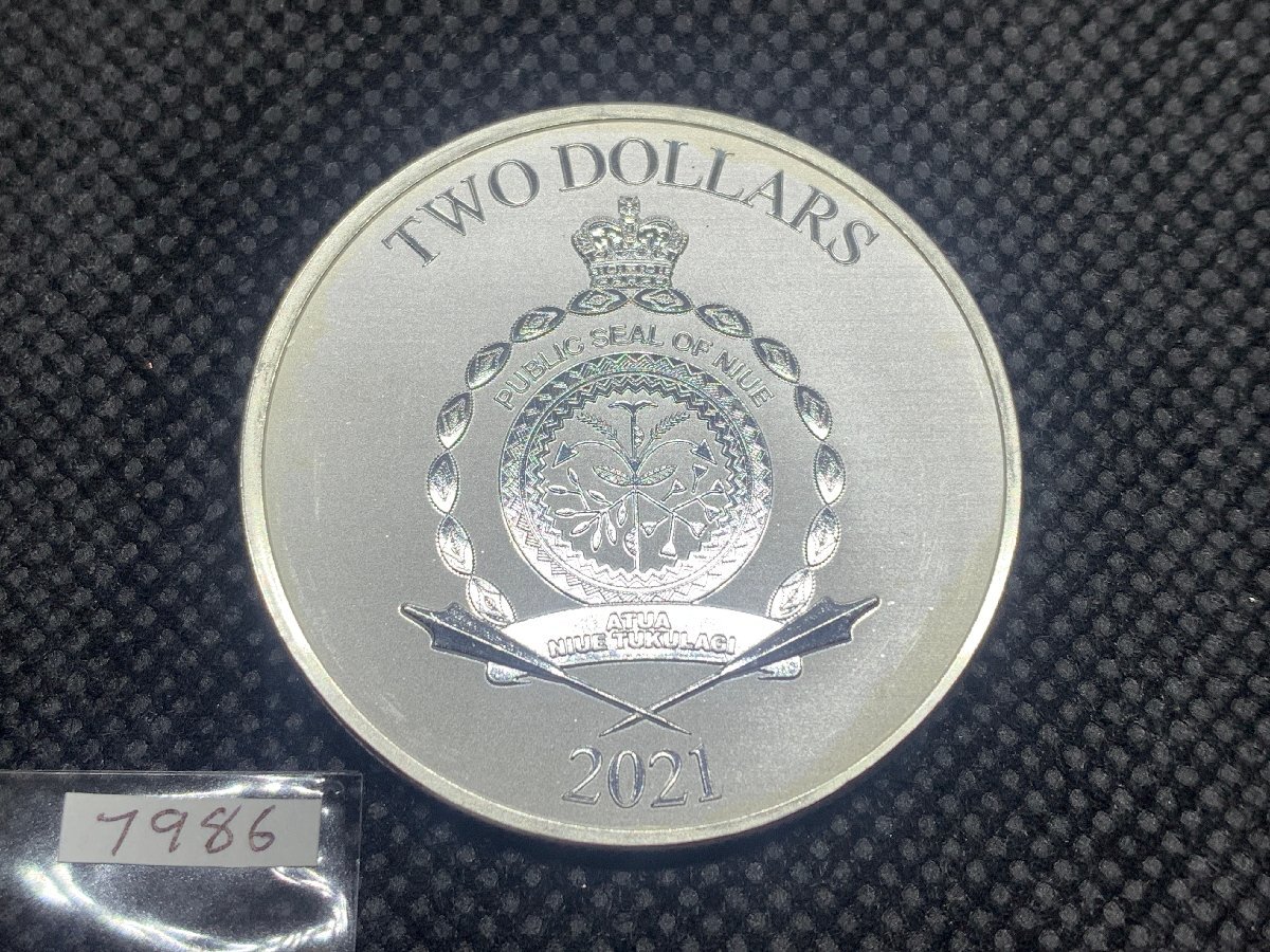 31.1 gram 2021 year ( new goods )niue[ Star uo-z* Bay Be Yoda ] original silver 1 ounce silver coin 